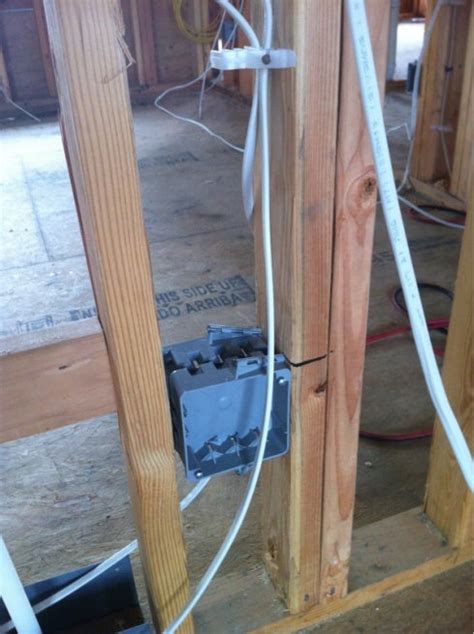 home electrical through wall fitting back to back boxes|back to back outlet box installation.